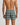 Men's Low-Rise Check Cotton Boxer Shorts – worn, back view