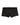 Men's Seamless Stretch Cotton Boxer Briefs – black boxer, front