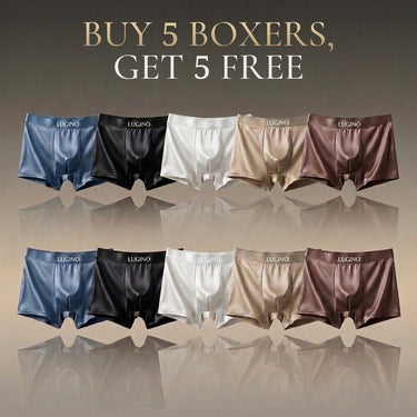 Lugino mulberry silk boxers, buy 5 get 5 free [lang:en]