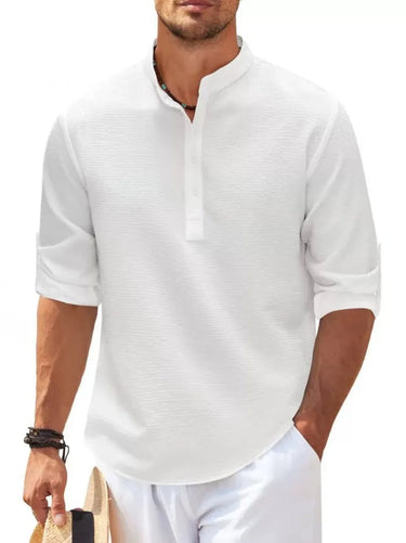 Camicia casual in lino Lugino