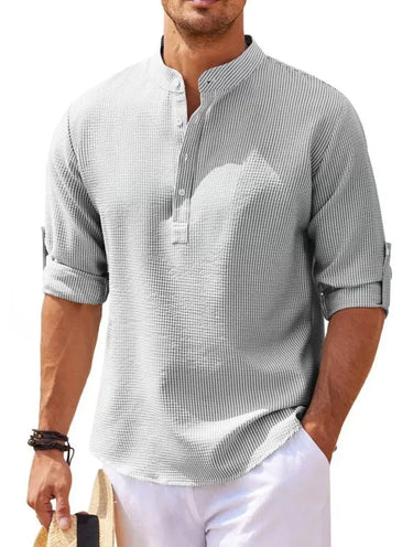 Camicia casual in lino Lugino