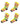 Men's Colour-Printed Christmas Socks – pack of 4 pairs, 4x yellow squares